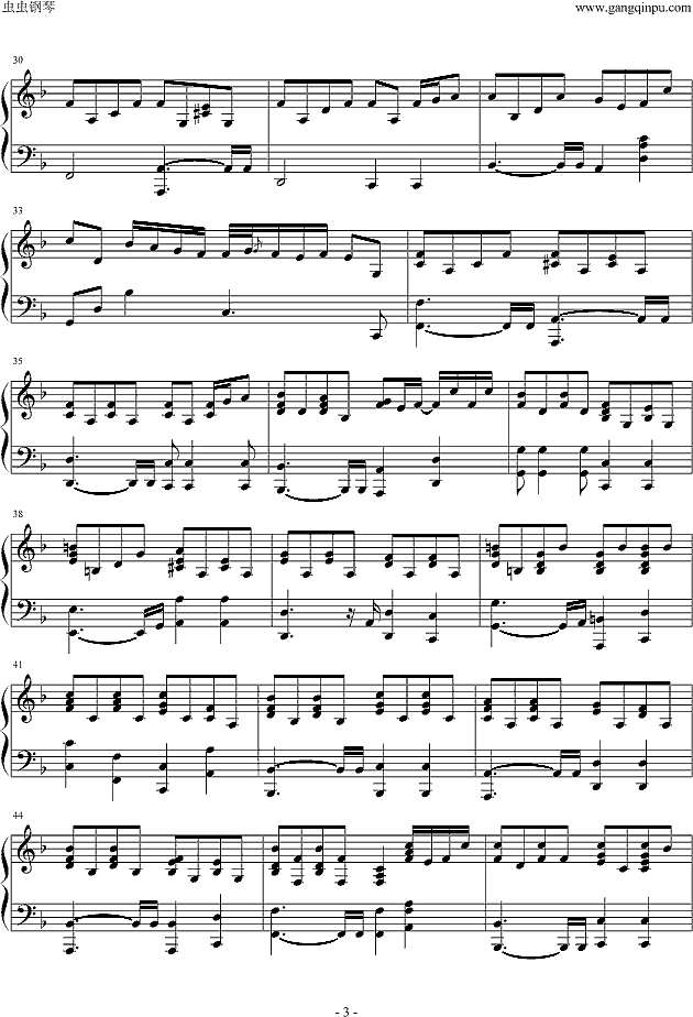 搁浅(原版钢琴伴奏)钢琴谱