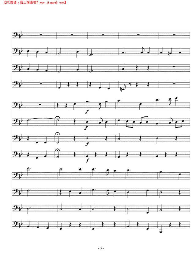 天空之城四重奏其他曲谱