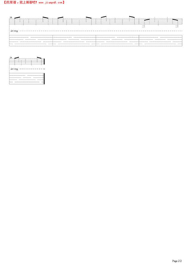 Seasons In The Sun吉他谱