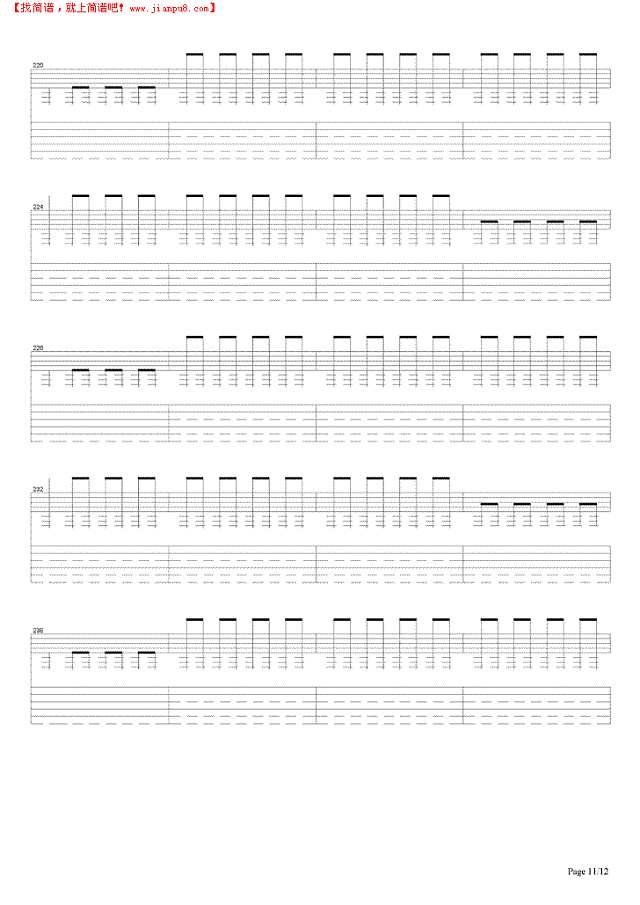 King Nothing吉他谱