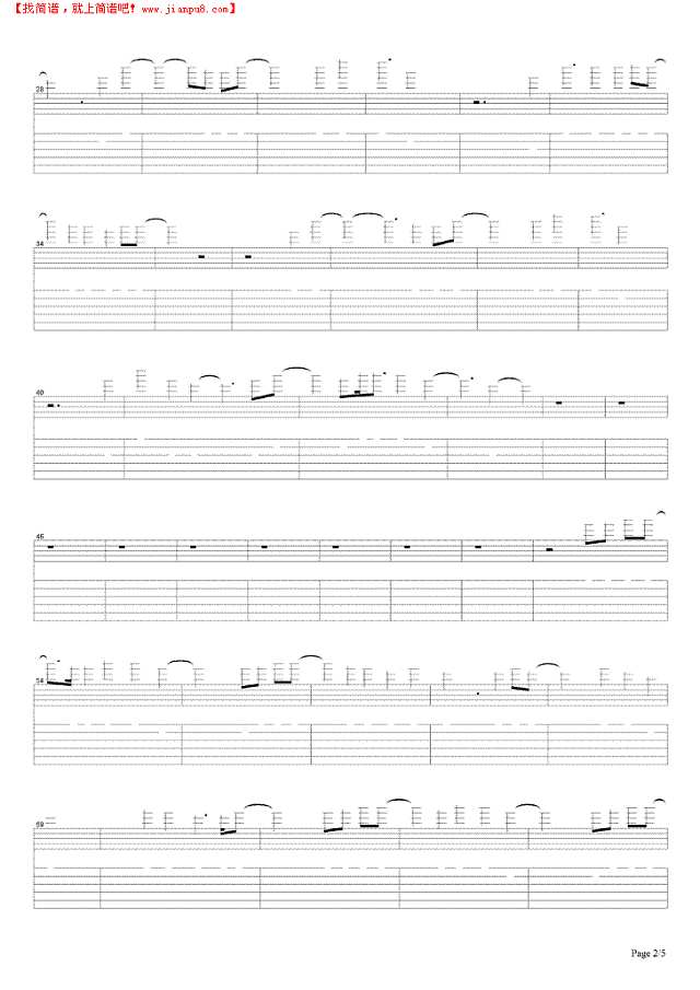 Glamorous Sky吉他谱