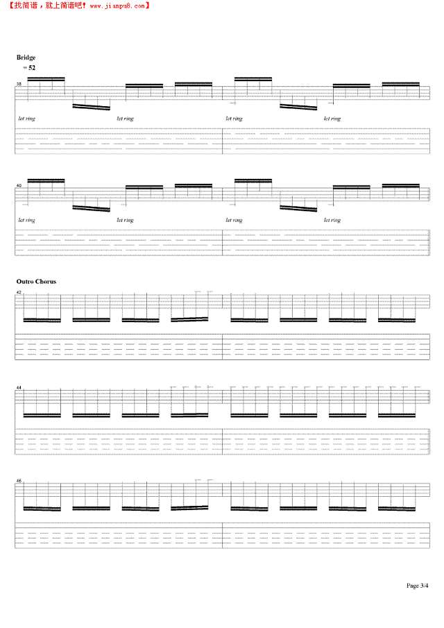 disenchanted吉他谱