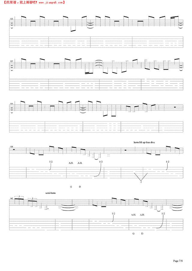 Daddy, Brother, Lover, Little boy吉他谱