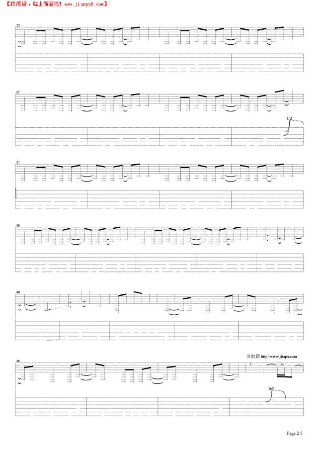 It is Electric吉他谱