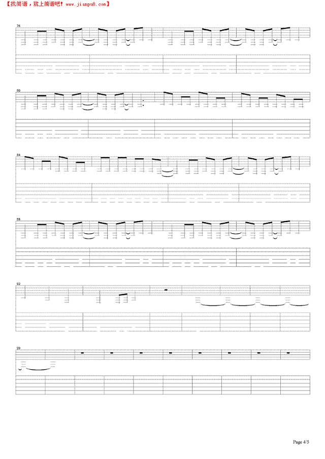 It is Electric吉他谱