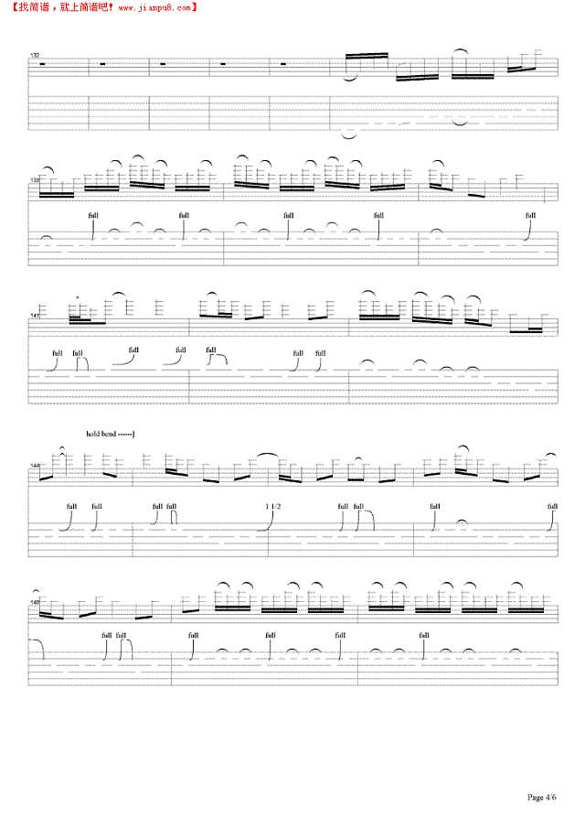 Jump In The Fire吉他谱