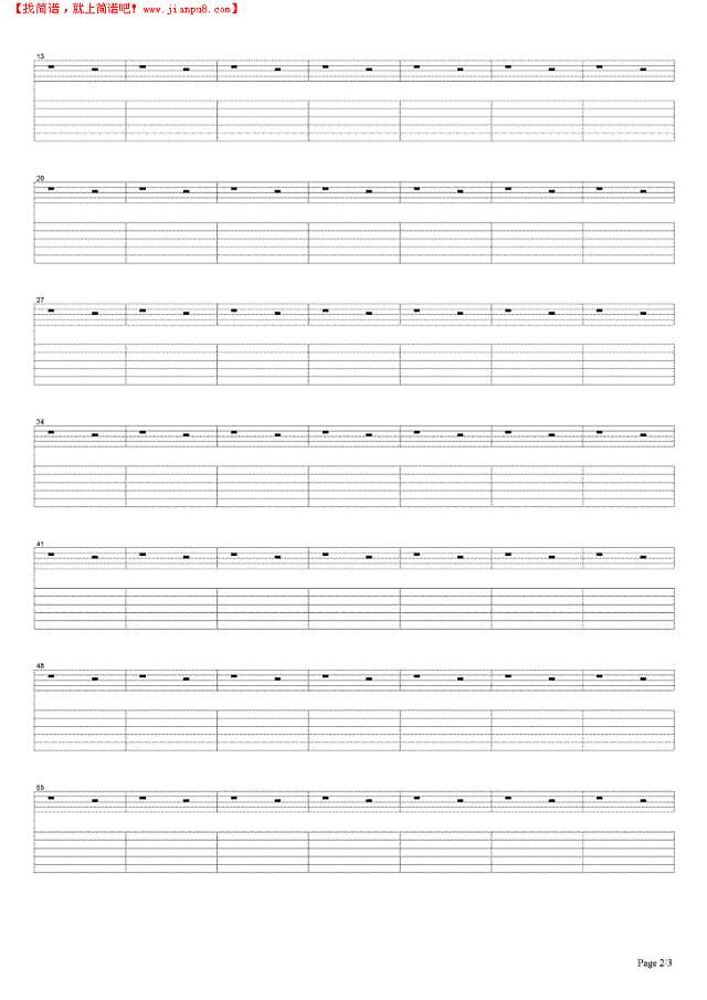 A LITTLE TO LOOSE吉他谱