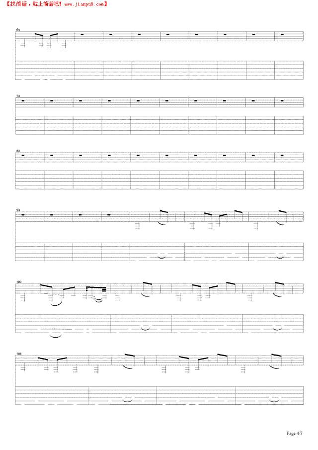 Bleeding Me吉他谱