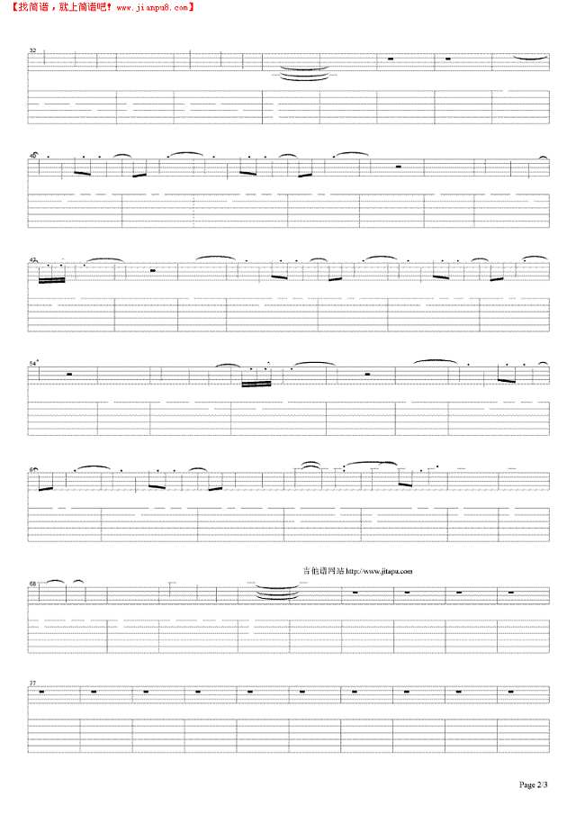 Butterflies And Hurricaines吉他谱