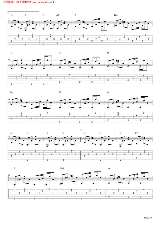 Take My Hand吉他谱