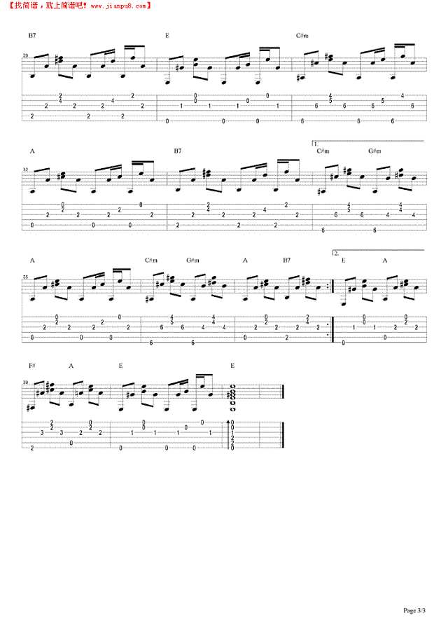 Take My Hand吉他谱