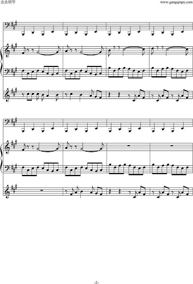 Billie jean-MJ钢琴谱