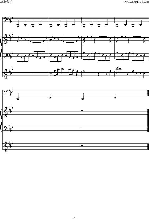 Billie jean-MJ钢琴谱