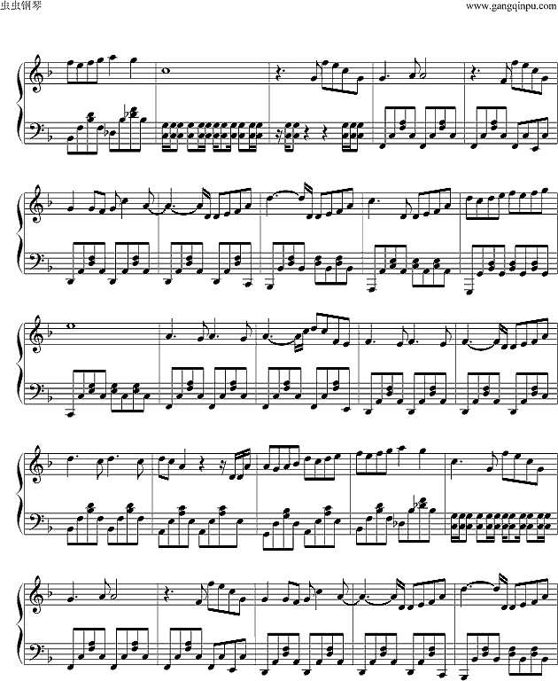 你不是真正的快乐钢琴谱