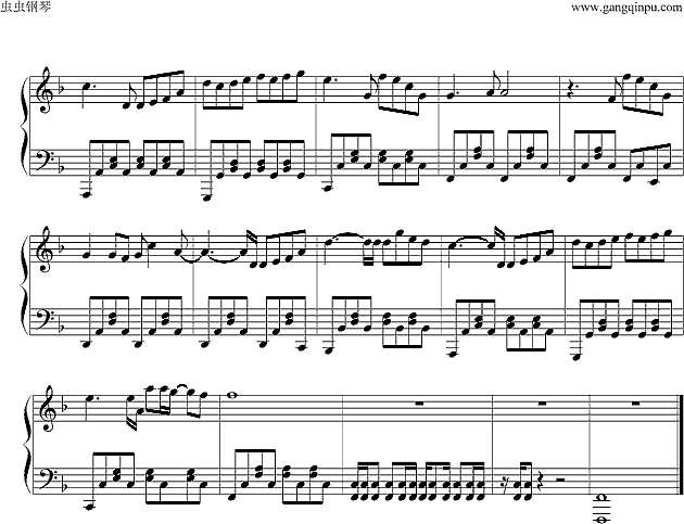 你不是真正的快乐钢琴谱