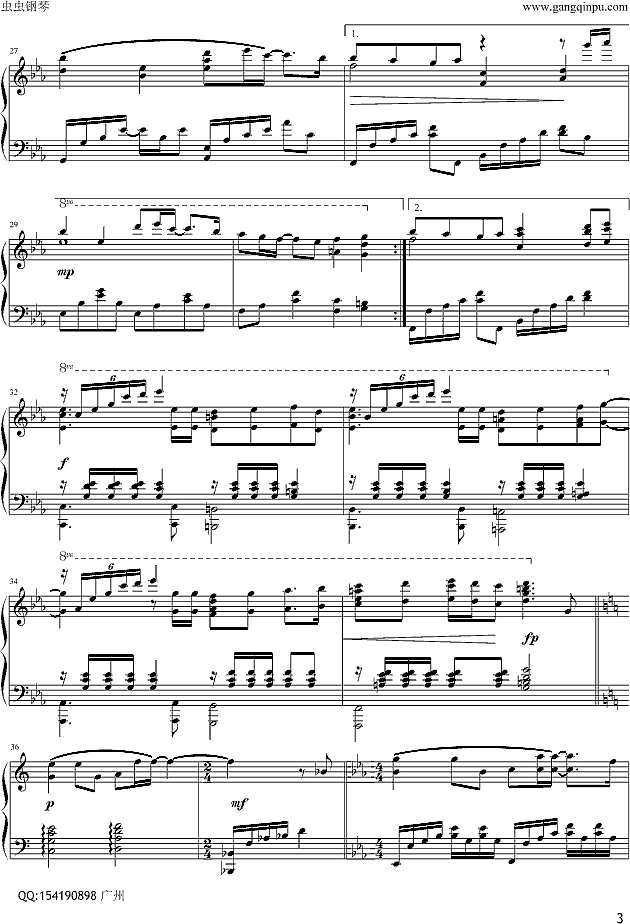 《原来爱情这么伤》精制版钢琴谱