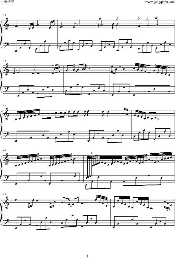 冷雨夜—完整版钢琴谱
