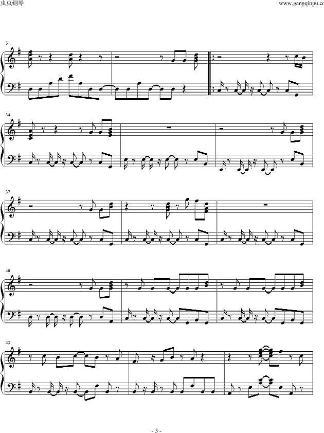 花葬(L`Arc～en～Ciel)钢琴谱