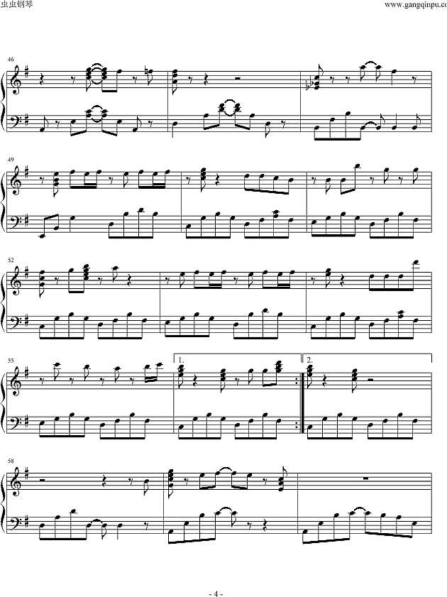 花葬(L`Arc～en～Ciel)钢琴谱