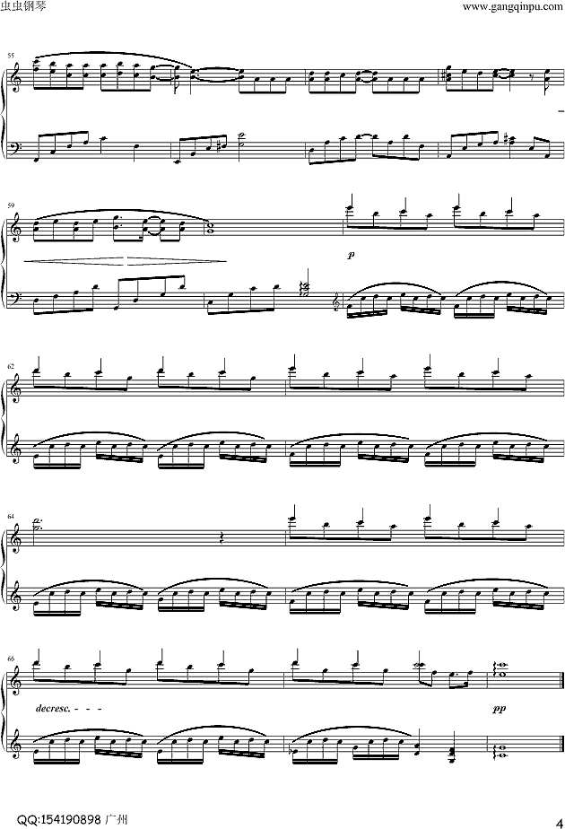 《想起》钢琴谱