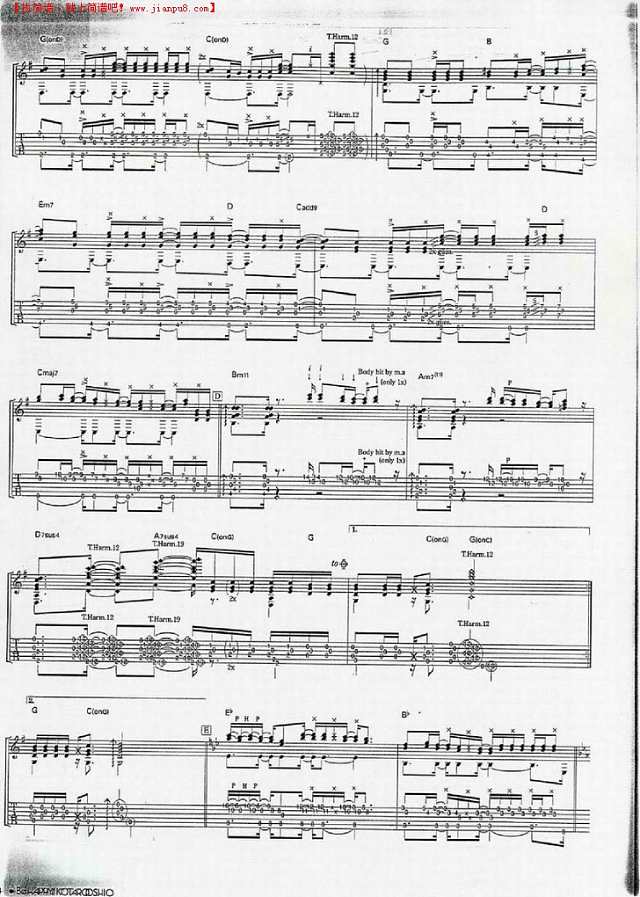 AQUA MARINE吉他谱