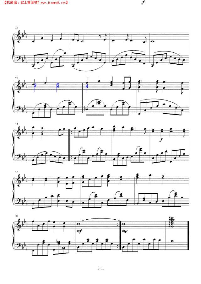 痴情意外钢琴谱