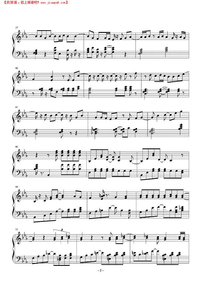 How deep is your love钢琴谱