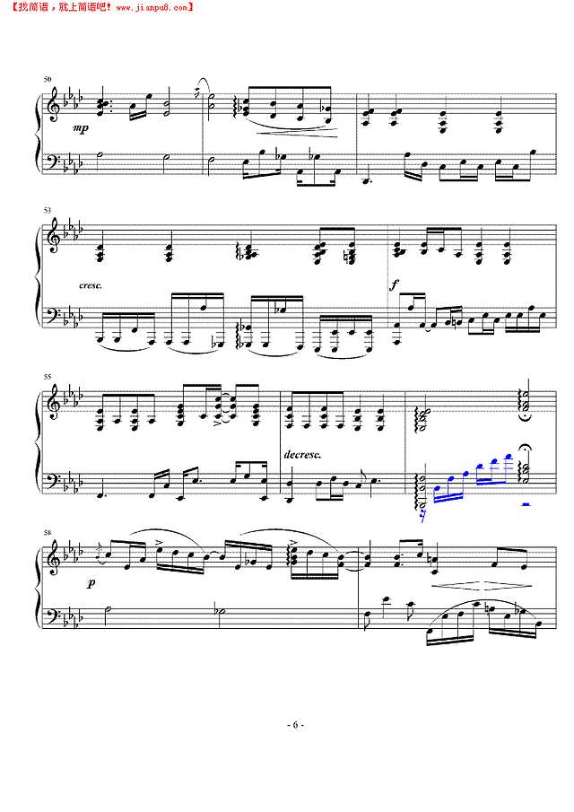 不懂-伴奏钢琴谱