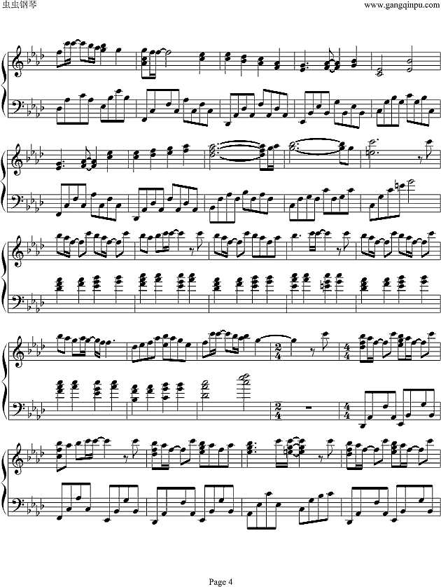 No Way To Say钢琴谱