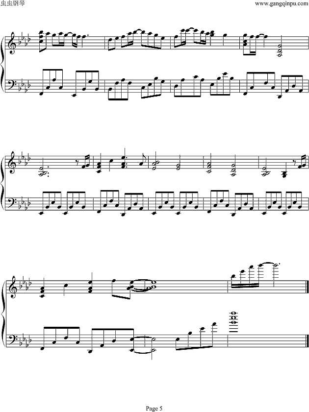 No Way To Say钢琴谱