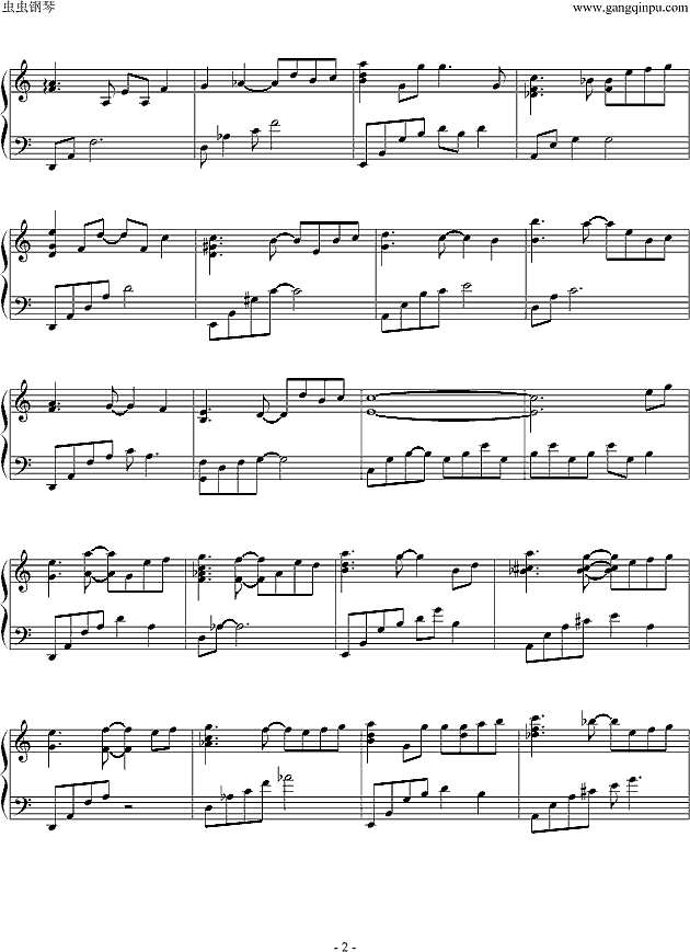 The Scenery Begins钢琴谱