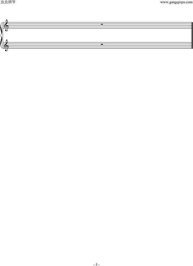 The Scenery Begins钢琴谱