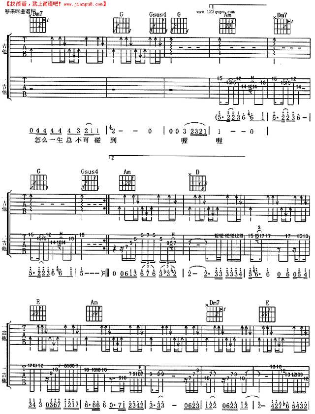 BEYOND-无尽空虚吉他谱