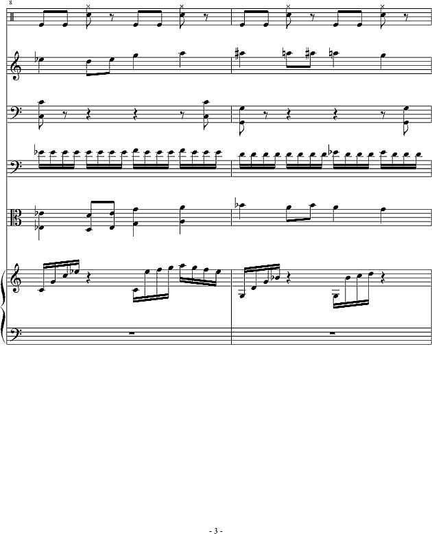 骑士精神钢琴谱