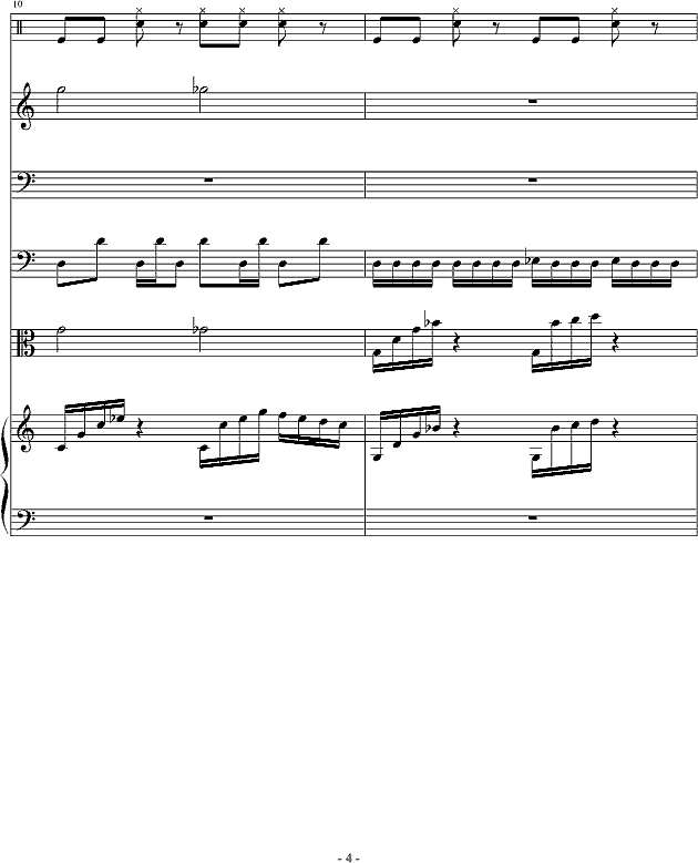 骑士精神钢琴谱