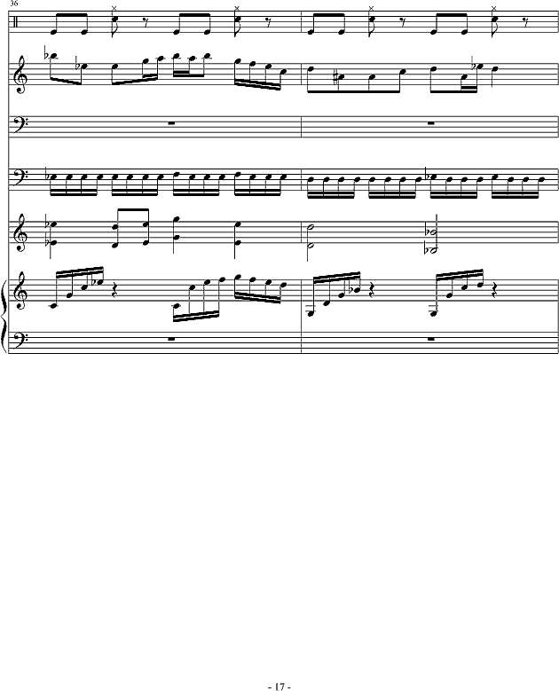 骑士精神钢琴谱