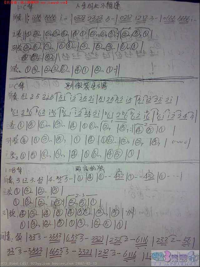 邝美云-别假装舍不得吉他谱