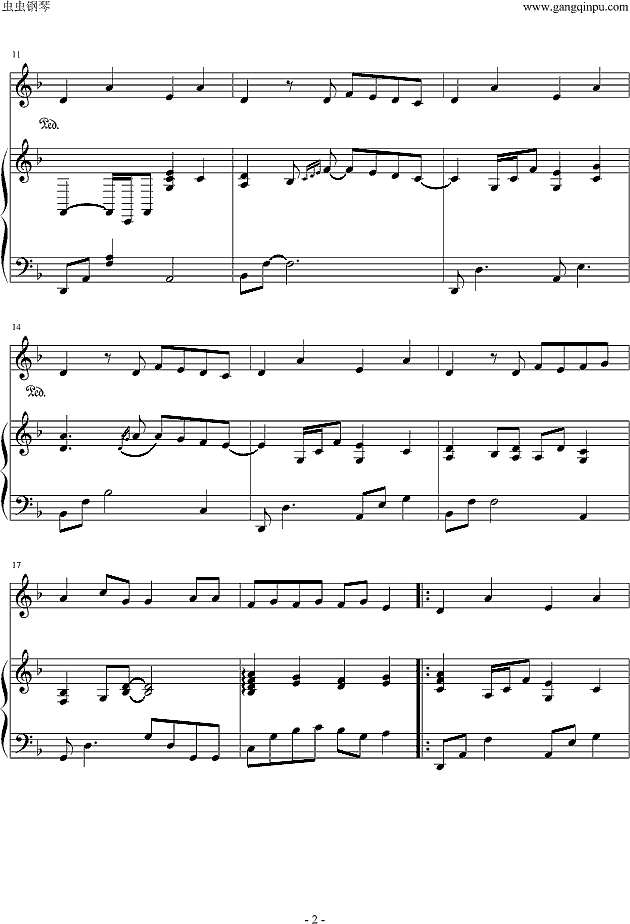 星像仪（完整版）钢琴谱