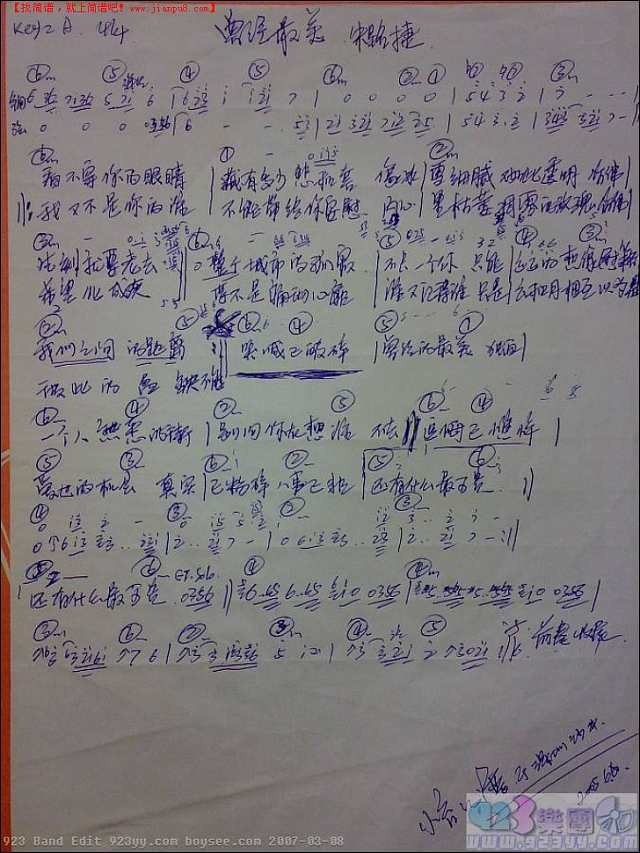 朱铭捷-曾经最美简谱
