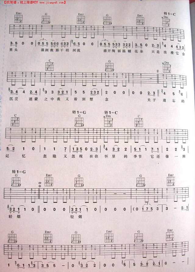 看我吉他谱