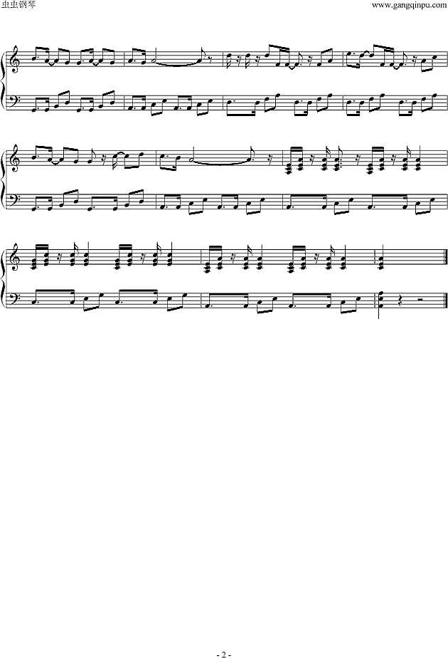 lambada-拉丁钢琴谱