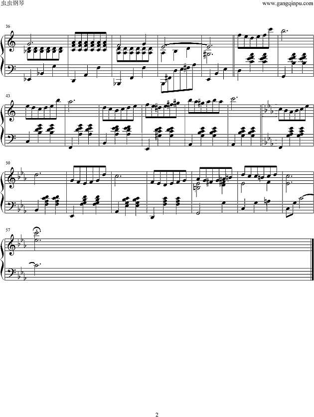 法兰西十三天钢琴谱