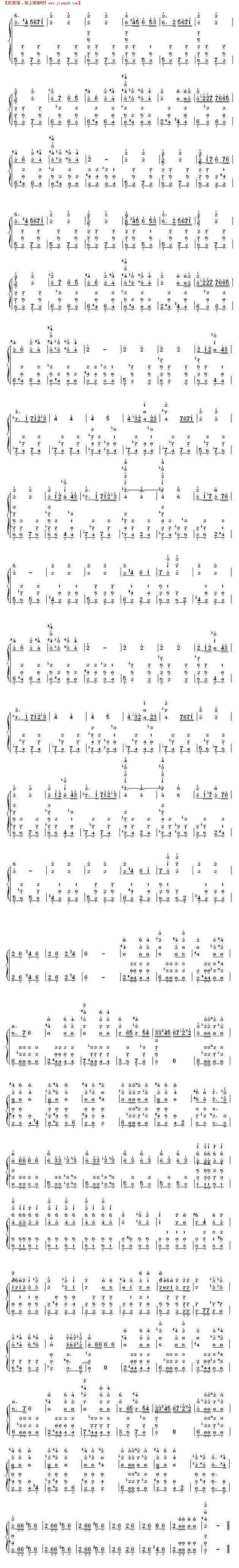 军队进行曲(钢独)简谱