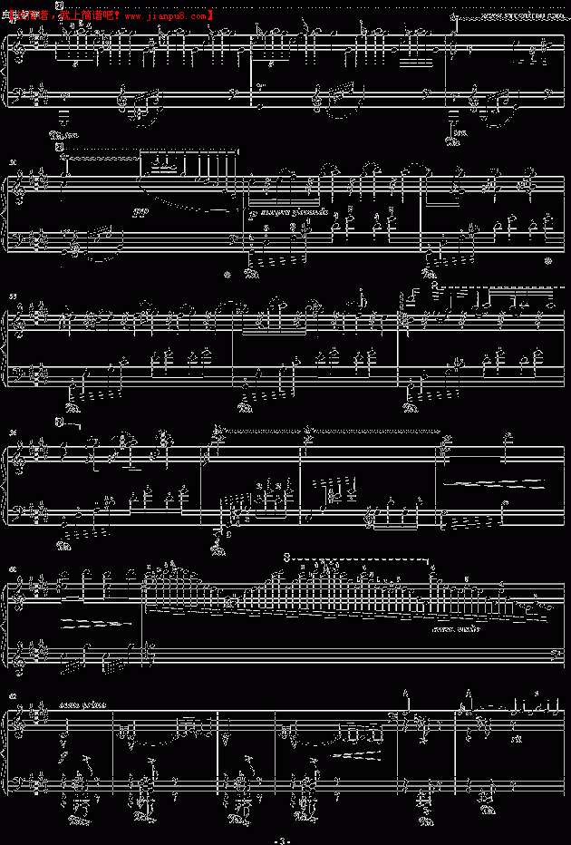 匈牙利狂想曲第2号(钢琴谱) pic3 www.jianpu8.cn