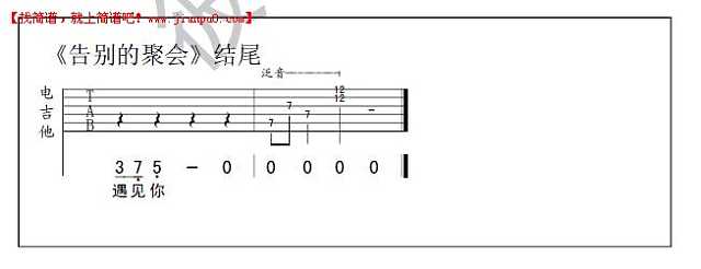 钟立风 告别的聚会 吉他谱pic6 www.jianpu8.cn