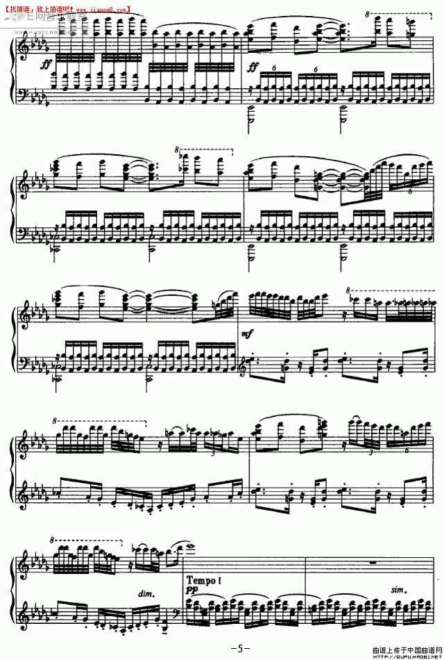 钢琴独奏 暮 钢琴谱pic5 www.jianpu8.cn