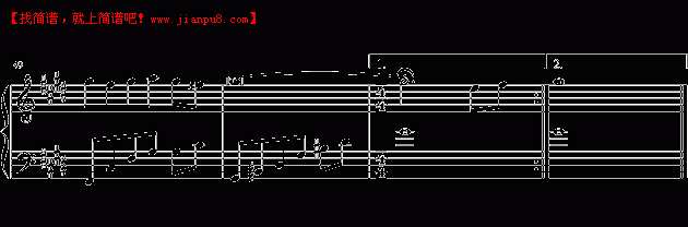 钢琴 专属回忆-《一起来看流星雨》插曲 钢琴谱pic3 www.jianpu8.cn