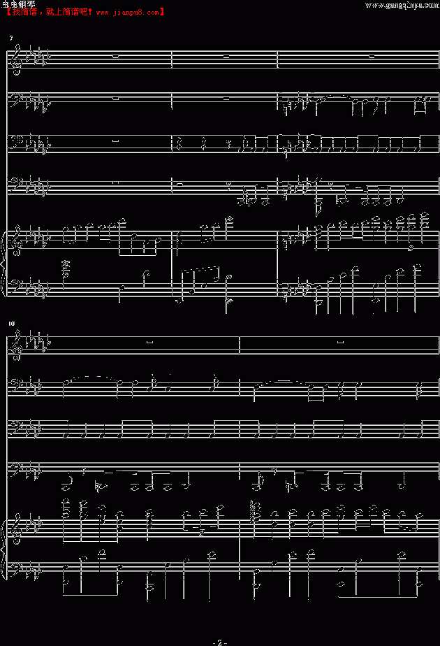 Never Forever 钢琴谱pic2 www.jianpu8.cn