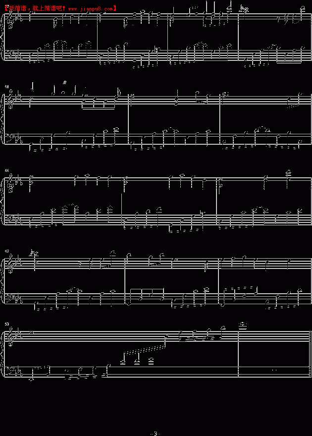 雨中随笔 E大调的天空 钢琴谱pic3 www.jianpu8.cn