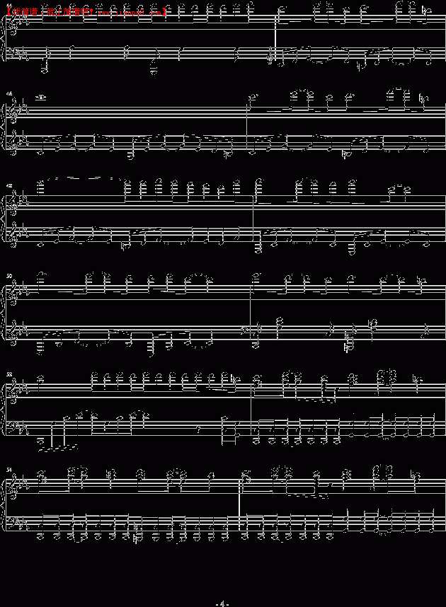 吴越 悲魂曲 钢琴谱pic4 www.jianpu8.cn